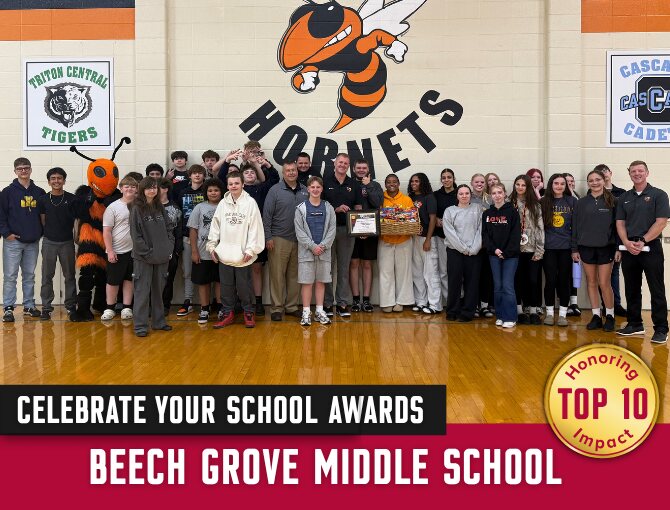 Beech Grove Accepting Award