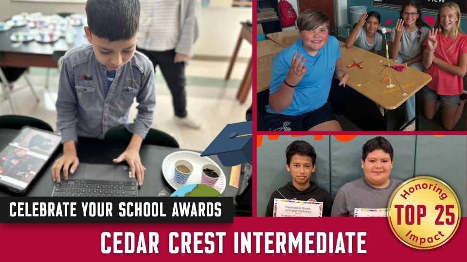 Photo collage of Cedar Crest Intermediate