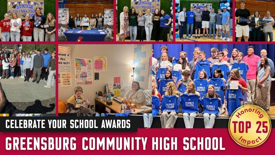 Photo collage of Greensburg Community High School