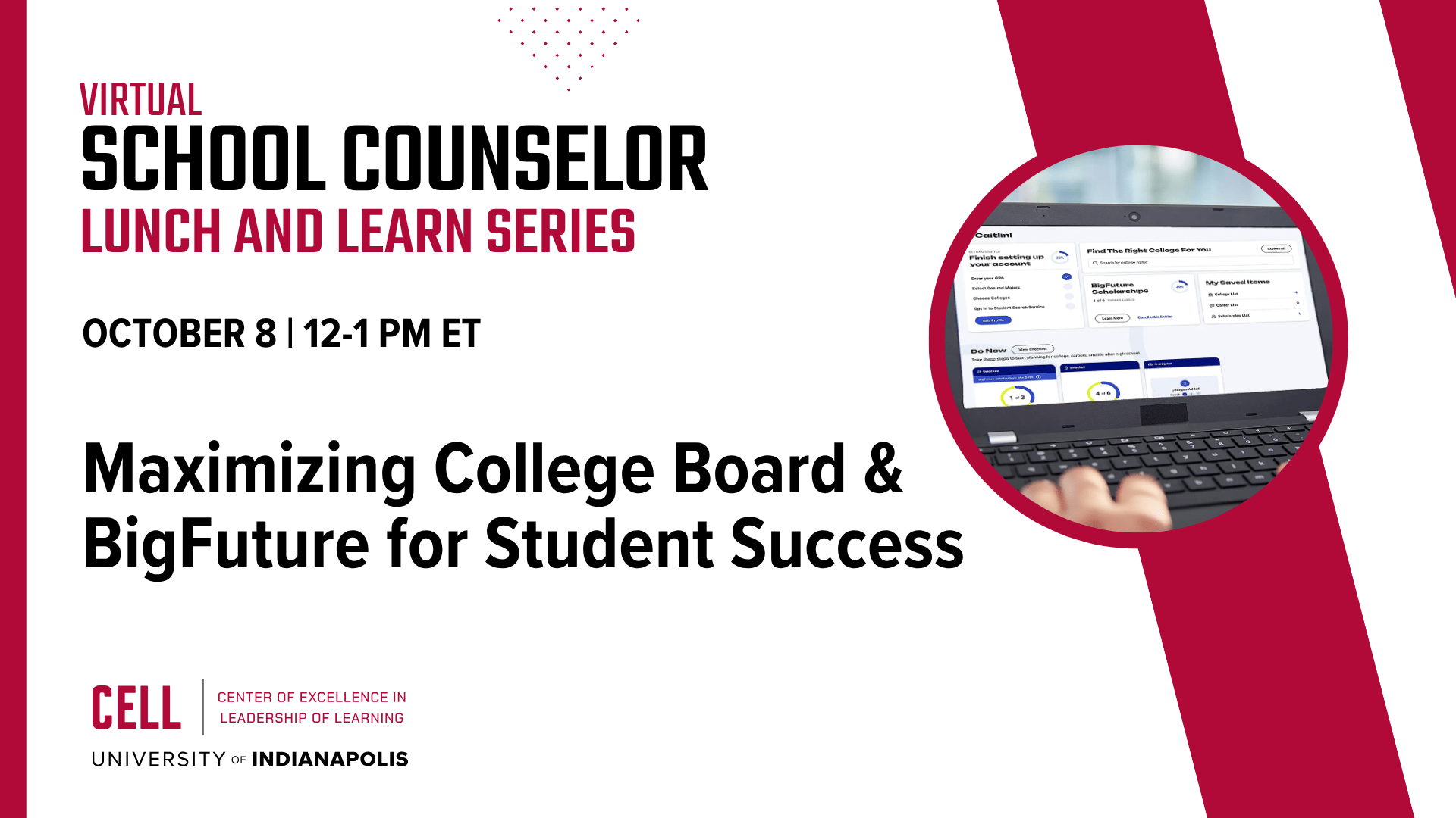 Webinar graphic with image of computer screen