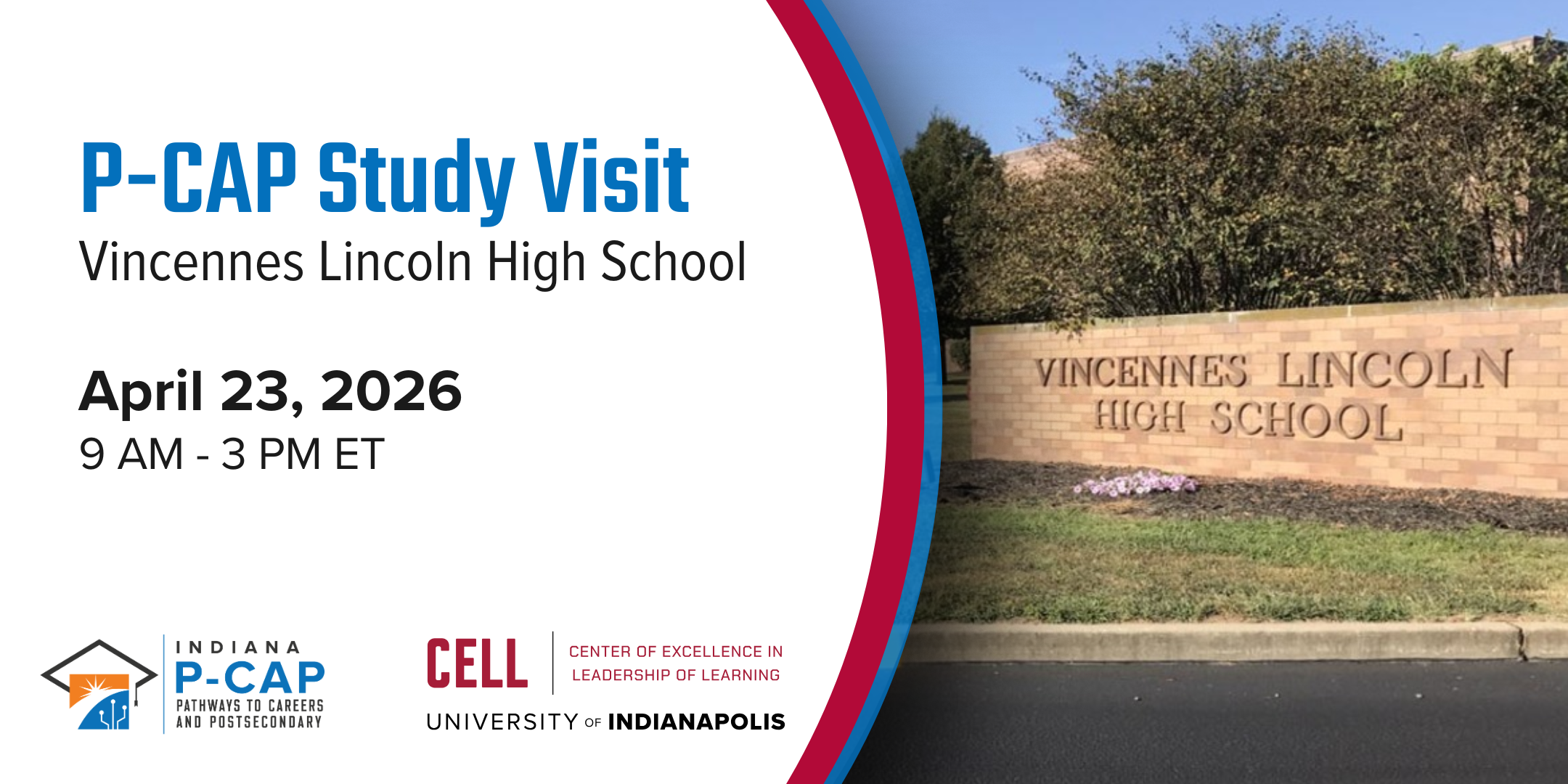 Event banner with study visit details