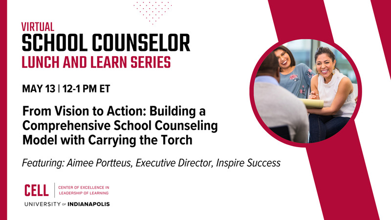 School Counselor Lunch and Learn 5/13 Promotion