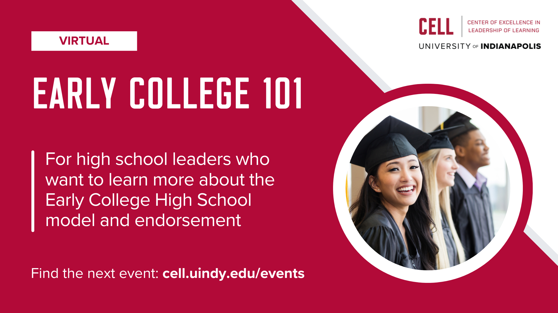 Early College 101 - for high school leaders who want to learn more about the Early College High School model and endorsement