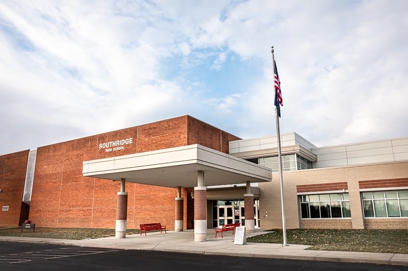 Exterior of school building