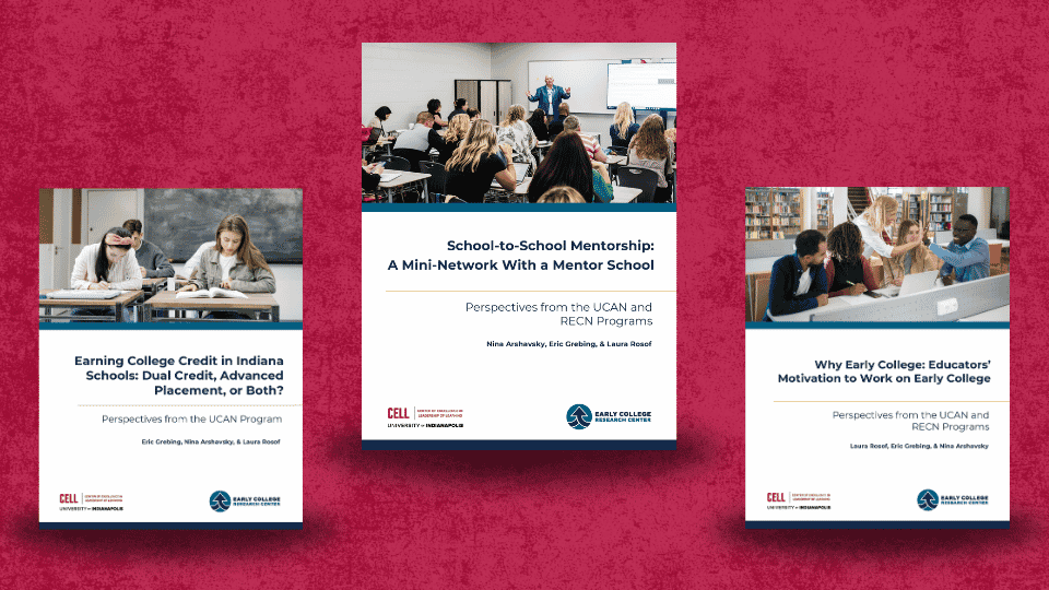 Covers of three research briefs